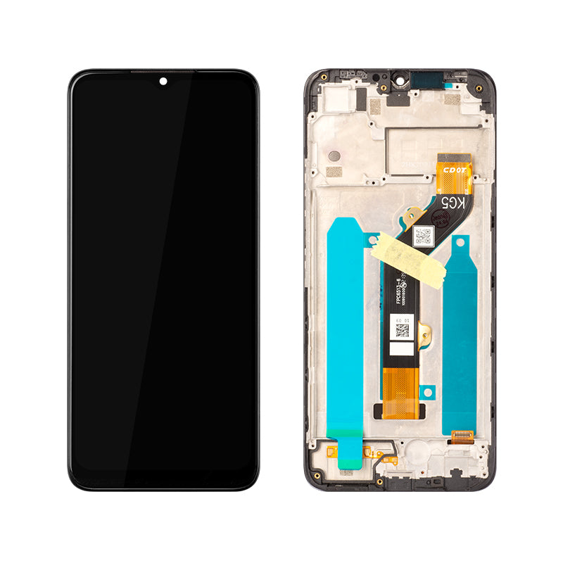 Display For Infinix Smart 6 / X6511 / X6511b Lcd Touch Screen Digitizer Replacement with Frame