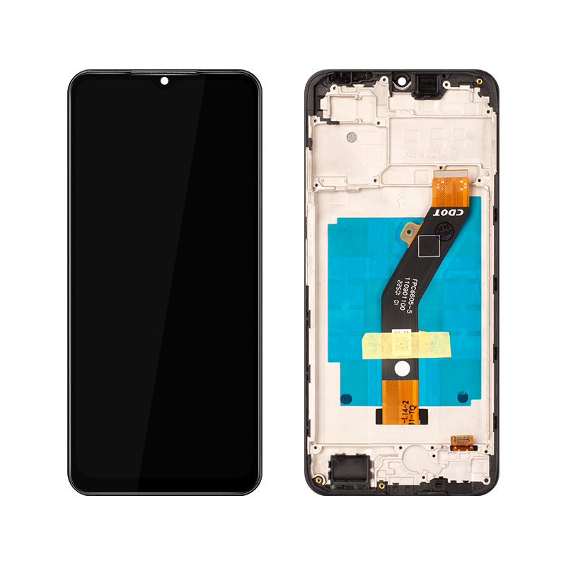 Display for Infinix Smart 7 HD X6515 X6516 LCD Touch Screen Digitizer Replacement with Frame