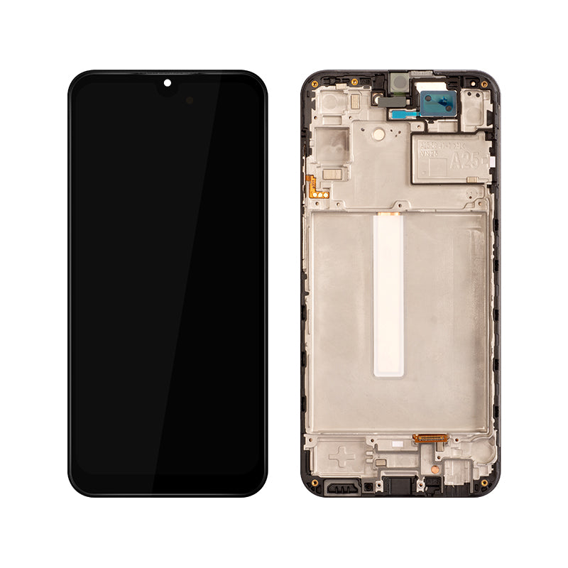 Display for Galaxy A25 5G LCD Touch Screen Digitizer Replacement with Frame A256B / A256E / A256U