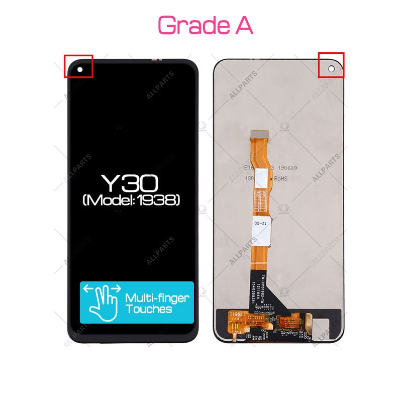 6.51 Inch Display For Vivo Y20 Y20i Y20sg Y20s Y30 Standard Y30g Y12a Y12s 2021 Y15a Y15s Lcd Touch Screen Digitizer Replacement