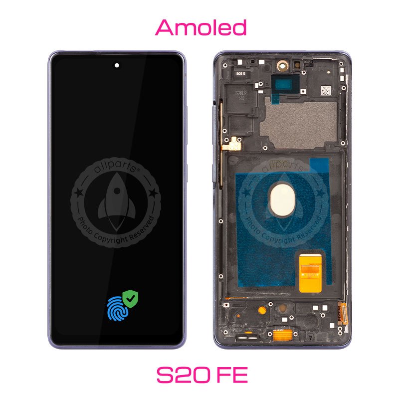 Amoled Display For Galaxy S20 Fe 4G / S20 Lite Lcd Touch Screen Digitizer Replacement With frame G780f