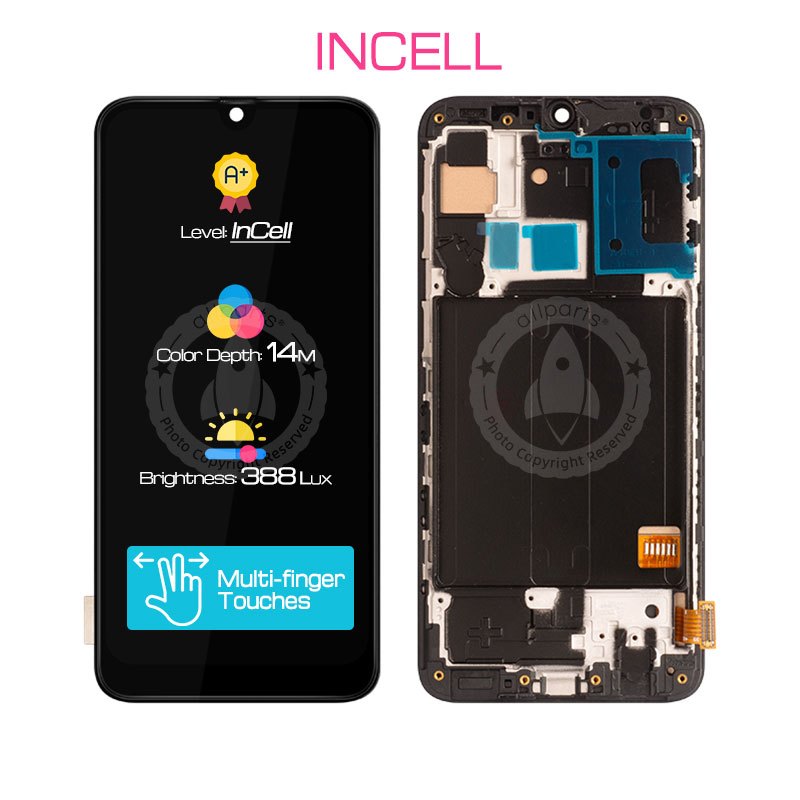 Display For Galaxy A40 Lcd With frame Touch Screen Digitizer Replacement Sm-A405