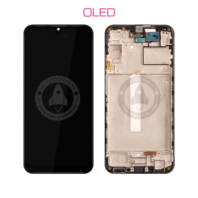 Display for Galaxy A25 5G LCD Touch Screen Digitizer Replacement with Frame A256B / A256E / A256U